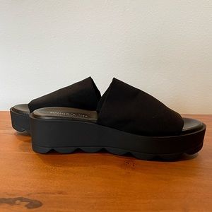 Donald Pliner Black Platform Sandals (Brand New)